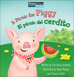 Cover Art for A Picnic for Piggy / El p’cnic del cerdito